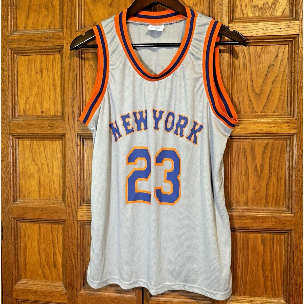 New York Mets #23 MLB Jersey Men's L Gray BDA Sports 2023 Sleeveless Mesh Top